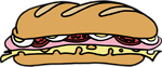 Free Stock Photo: Illustration of a sandwich