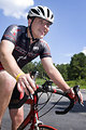 Free Stock Photo: A young man riding a bicycle