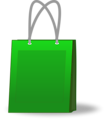 Free Stock Photo: Illustration of a green shopping bag