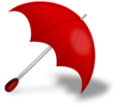 Free Stock Photo: Illustration of a red umbrella