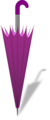Free Stock Photo: Illustration of a purple umbrella with a transparent background.