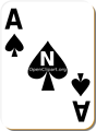 Free Stock Photo: Illustration of an Ace of Spades playing card