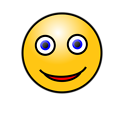 Free Stock Photo: Illustration of a yellow smiley face