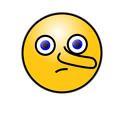 Free Stock Photo: Illustration of a yellow smiley face with a transparent background.