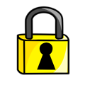 Free Stock Photo: Illustration of a cartoon padlock