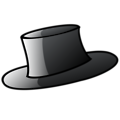 Free Stock Photo: Illustration of a black cartoon hat