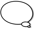 Free Stock Photo: Illustration of a cartoon speech bubble