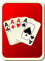 Free Stock Photo: Illustration of a play card back