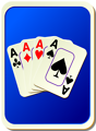Free Stock Photo: Illustration of a play card back