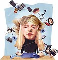 Free Stock Photo: Paper cut out woman dreaming
