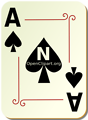 Free Stock Photo: Illustration of an Ace of Spades playing card
