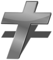 Free Stock Photo: Illustration of a cross and shadow
