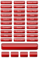 Free Stock Photo: A collection of illustrated red buttons