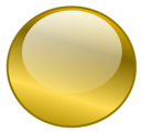 Free Stock Photo: Illustration of a blank glossy round button