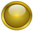 Free Stock Photo: Illustration of a blank glossy round button with a transparent background.