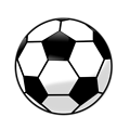 Free Stock Photo: Illustration of a soccer ball
