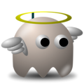 Free Stock Photo: Illustration of an arcade styled angel ghost