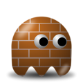 Free Stock Photo: Illustration of an arcade styled brick ghost