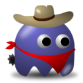 Free Stock Photo: Illustration of an arcade styled bandit ghost