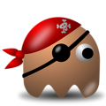 Free Stock Photo: Illustration of an arcade styled pirate ghost