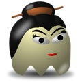 Free Stock Photo: Illustration of an arcade styled geisha ghost