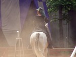 Free Stock Photo: Medieval woman on horse