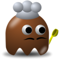 Free Stock Photo: Illustration of an arcade styled chef ghost