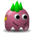 Free Stock Photo: Illustration of an arcade styled punk ghost