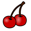 Free Stock Photo: Illustration of cherries