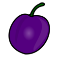 Free Stock Photo: Illustration of a plum