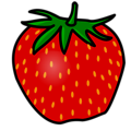 Free Stock Photo: Illustration of a strawberry