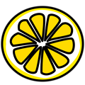 Free Stock Photo: Illustration of a lemon slice