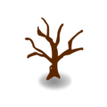 Free Stock Photo: Illustration of a small cartoon tree