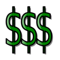 Free Stock Photo: Illustration of dollar signs