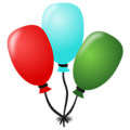 Free Stock Photo: Illustration of balloons with a transparent background.