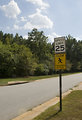 Free Stock Photo: A speed limit sign and children at play sign