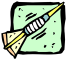 Free Stock Photo: Illustration of a dart