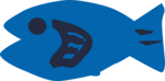 Free Stock Photo: Illustration of a blue fish