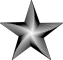 Free Stock Photo: Illustration of a grey star