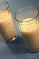 Free Stock Photo: Two glasses of milk