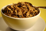 Free Stock Photo: A bowl of cereal with raisins