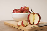 Free Stock Photo: A bowl of Rome Beauty apples