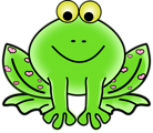 Free Stock Photo: Illustration of a cartoon frog
