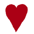 Free Stock Photo: Illustration of a red heart