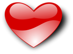 Free Stock Photo: Illustration of a red heart
