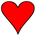Free Stock Photo: Illustration of a red heart