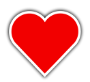 Free Stock Photo: Illustration of a red heart