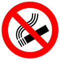 Free Stock Photo: Illustration of a no smoking symbol