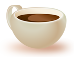 Free Stock Photo: Illustration of a cup of coffee