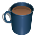 Free Stock Photo: Illustration of a cup of coffee